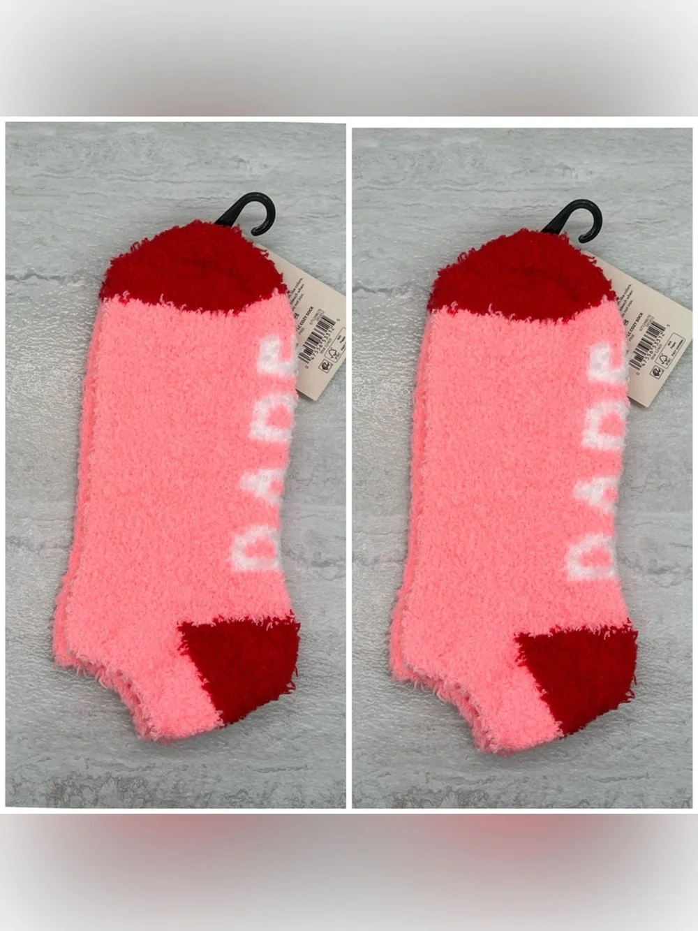 💫 $3 Two Pairs of Fuzzy Socks by No Boundaries ~ NWT